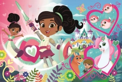 Maxi puzzle da pavimento NELLA, la principessa dei cavalieri 24 pezzi