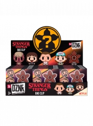 Stranger Things character keychains – mix of 5 designs (display of 24 pcs)