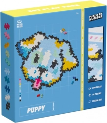 Plus-Plus number-by-number puzzle – puppy, 500 pcs