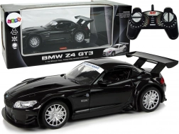 RC auto BMW Z4 GT3 1:18 zwart met verlichting 2.4 GHz