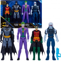 Batman DC set 4 akcijskih figur: Batman, Robin, Joker in Mr. Freeze 30 cm