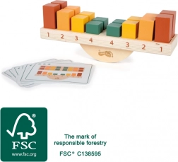 Montessori balansirajuća igra od drva SMALL FOOT