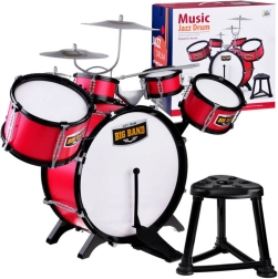 Children's Big Band Drum Set with Drum and Cymbals