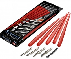 Scratch pen set of 5 pcs