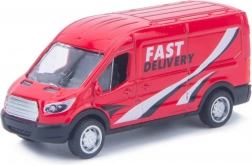 Furgone in metallo e plastica con motore a volano