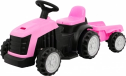 Children's pedal tractor with trailer – Pink