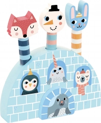 Drvena igra životinjice Island