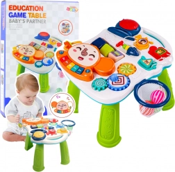 Tavolino educativo interattivo 6in1 con luci e suoni