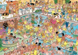 Puzzle JUMBO Jan van Haasteren - Un po' diverso benessere 1000 pezzi