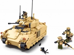 Sluban light tank M3A3 BRADLEY building set