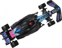 Hot Wheels Premium Formula–1 versenyautó 2024 BWT ALPINE F1 Team A524 1:64
