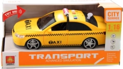 Taxi di plastica a batteria con luci e suoni