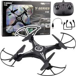 Drone med fjernbetjening, let og smidig med gyroskop og LED