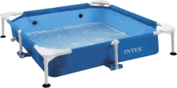 Piscine à cadre pour chiens 152 × 152 × 31 cm avec valve de vidange