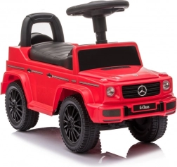 Monopattino senza pedali MERCEDES G‑Class, rosso, con suoni di clacson e motore