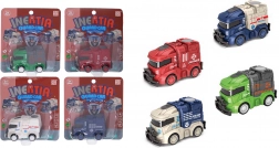 Auto a frizione 8,5 cm – ambulanza, polizia, pompieri o netturbini