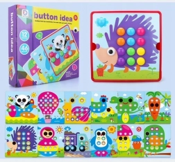 Knapmosaik Pindsvin – træning af finmotorik