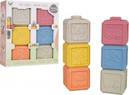 EKO set de cubes sensoriels colorés pour bébés