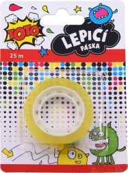 Priehľadná lepiaca páska 12 mm × 25 m