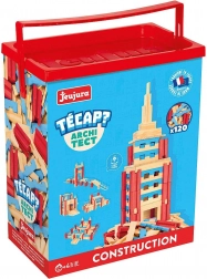 Jeujura Wooden Construction Set Técap Architect 120 pieces