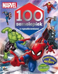 100 stickers with coloring pages MARVEL