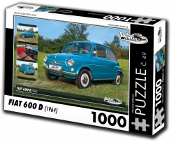 Puzzle RETRO-CARS Fiat 600 D (1964) 1000 pieces