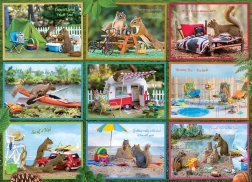 Puzzle Scoiattoli in vacanza 1000 pezzi COBBLE HILL