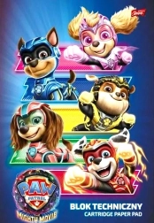 Cartoncino per poster A4 Bianco 10 fogli Paw Patrol