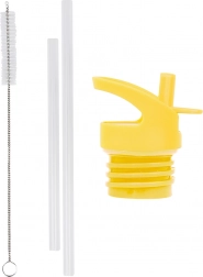 Sada uzávěru, kartáčku a brčka pro nerezovou láhev Zvířecí kamarádi