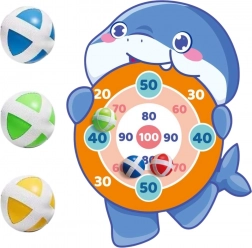 Woopie Skill Game Velcro Throw Shark Target