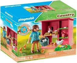Playmobil Country – kury z pisklętami i kurnik
