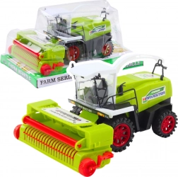 Zeleni otroški premični žitni kombajn