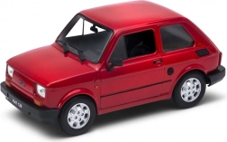 Modello automobile Welly Fiat 126p Maluch 1:21 Rosso