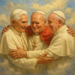 diamond painting Meeting of Popes 30 × 40 cm