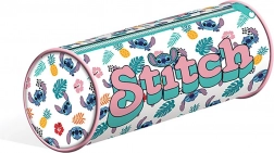 Astuccio rotondo Lilo e Stitch bianco