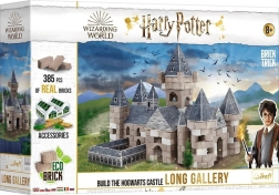 TREFL Brick Trick Harry Potter Lange Galerie XL bouwset van echte bakstenen (385 onderdelen)