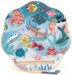 Magnetic Game Fishing in the Ocean