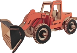 Træ 3D puslespil Gravemaskine