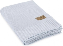 Otroška pletena odeja MoMi HUG siva