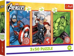 Puzzle 3x50 Disney Marvel The Avengers – Your Hero