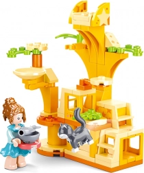 Sluban Girls Dream kitten training ground building set