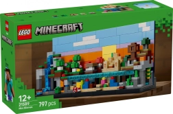 Lego minecraft mini-biomes set de construction pour exposition