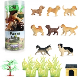 WOOPIE set of dog figurines 16 pcs