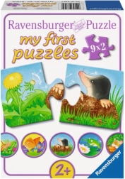 RAVENSBURGER My First Puzzle Garden Animals 9x2 pieces