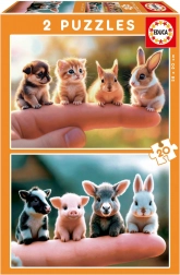 Educa Puzzel Kleine Diertjes 2x20 stukjes