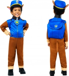 Børnekostume CHASE fra PAW PATROL til karneval 93–99 cm (2–3 år)