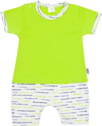 Zomerse katoenen babyoverall NEW BABY Summertime, jongen