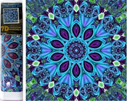 7D Diamond Painting Magical Mandala 30 × 30 cm
