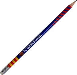 Triangular HB Pencil with Eraser FC Barcelona ASTRA