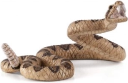 Mojo rattlesnake figurine – realistic animal for kids and collectors